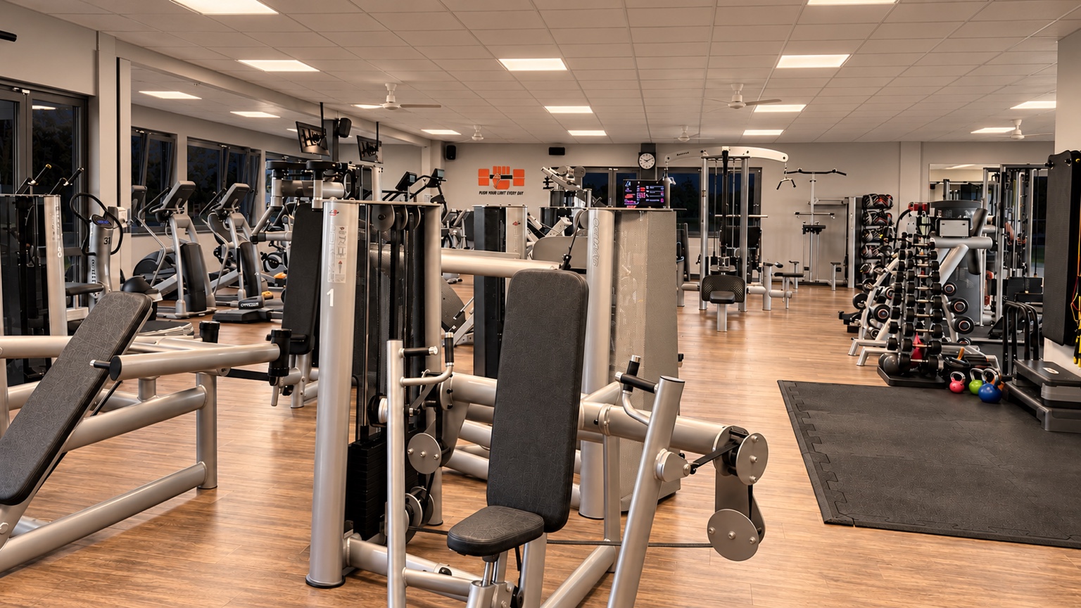 Trainingsgeräte und Trainingsfläche im Primefit24 in Grafschaft-Gelsdorf